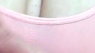 Bbwbootyful playing with my big boobs in work toilet