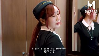 ModelMedia Asia - Flight attendants crave big cocks after abstinence