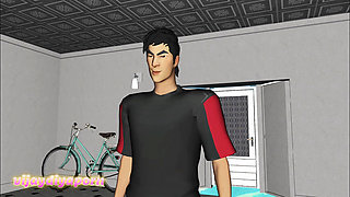 chudwasi biwi pati ke jaane ke baad apne boyfriend ke sath karti hai sex