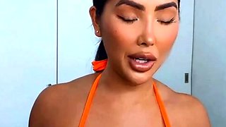 Big boobs milf masturbates with her dildo
