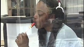 Ebony Babe Takes Anal From Old White Teacher For Better Grade