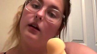 Crazy Violet Brown-Haired Gives Masturbate Off Commands