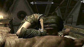 Skyrim wild fun with Lydia in a cartoon adventure