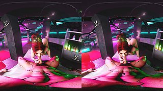 Deepthroat Blowjob (Oral Sex) Featuring Scarlet Fyre