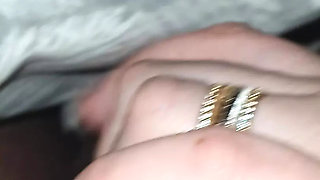 Step mom is going to handjob step son dick making him hard