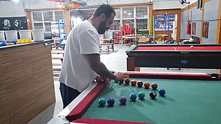 She Couldn't Play Pool, but She Knew How to Take a Cue in Her Pocket