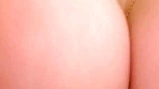 A Busty Wife Makes Out for Her Husband - a Skirt and a Sexy Necklace Are Enough. Marital Sex.