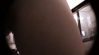 Kinky voyeur spies on lovely Japanese babes in the shower