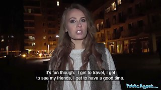 Public Agent Cheeky Brit Carmel Anderson gets a Pounding