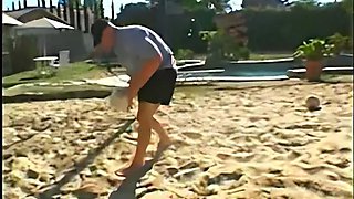 Puffy Titted Teen Fucks her Coach in His Pool AI Upscaled