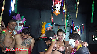 Lizzy Hartz Debuting at a Carnival Party, Very Horny