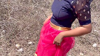 Wild and brutal outdoor sex with big-boobed housewife Dpdose in the jungle