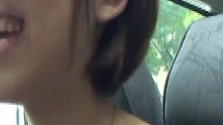 In the Quiet Car, Waves of Pleasure Take Her Breath Again and Again.