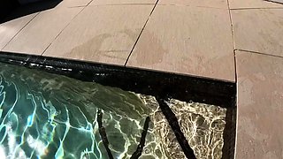 ManyVids Muscle Barbie Aka Gabby Lyons Poolside Ass Fuck