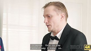 Bride 4K featuring Stanley Johnson and Vicky Menage's shaved porn