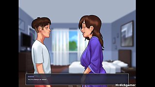 Summertime Saga I Fucked My Stepmom and Creampied on Her Hot Pussy