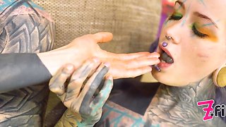 Ceci Milkymouzz And Big Pussy - Tattoo Pornstar Anuskatzz Gets Fisted From Inked Hippie Goth Girl Pov Hardcore Fetish Fisting 7 Min