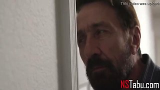 Step Daddy Fucks Tiny Teen Ellie Eilish - Hot Blowjob & Pussy Fucking