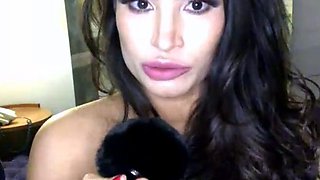 Close up cock jerking solo