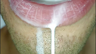 I LOVE CUM IN MY MOUTH, TONGUE LONG TONGUE, KISS, SIX PACK, FITNESS GYM, SUBMISSIVE, WOMEN'S LINGERIE
