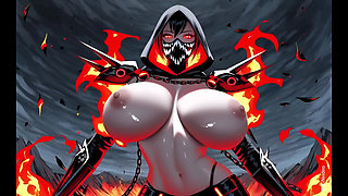 Scorpion Female Version Dancing on Music (ai Animation)