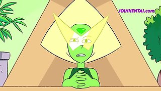 Hot Lesbian Cartoon - Peridot's Botany Class XXX Hentai Parody