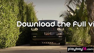 Smoking naughty 18 years old and GFs get some money