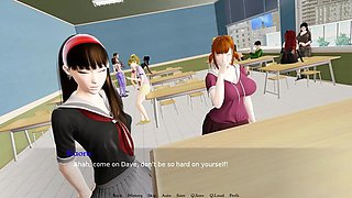 Art Teacher Masturbates- Bound by Lust #6- Gameplay