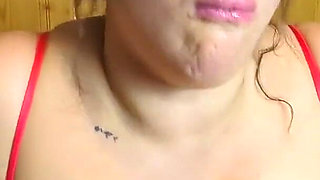 Latina Loves to Gargle and Play with Your Cum!