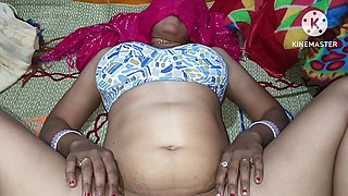 Desi Indian housewife fucking hardcore with her step son