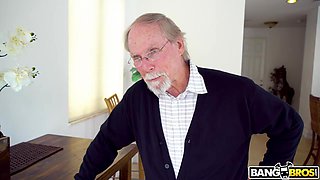 Kira Gets Pounded By Grandpa