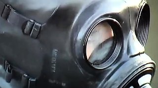 Extreme fetish latex play