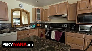 Stellar nana Kiki Daire instructs step grandson how to express his sexuality - pervnana
