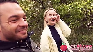 Hot Blonde Teens Fucked in Public - German Outdoor Sex with Andy Star & Tatiana Swank