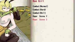 Monster Girl Quest - Bee Girl Scenes + CGI