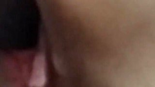 Friend's Sister Tears Her Pussy with a Huge Bottle