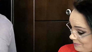 Helpful Grandpa Returns His Neighbor's Lost Panties as a Reward for Licking Her Holes