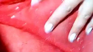 Asian MILF Teases on Webcam in Panties