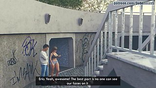 Dobermans Megan Episode 03 Unfaithful Big Ass Whore Fucking with the Police in Front of Her Girlfriend Addicted to Huge Black