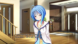 Hoshi Ori Yume Mirai - Osaka Sora H -Scene 4: Cumshot, Japanese  Handjob Porn