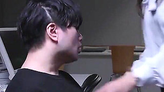 A Beautiful Office Lady Wearing a Split-crotch Thong During Her Break in the Office..2