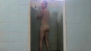 I Am Hot Fun Showering My Foreskin at Country Club