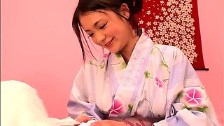 Asian japanese schoolgirl in lingerie mak