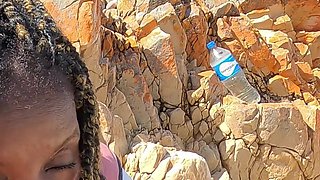 I Lick All the Cum of Sugardaddies Cock on a Secret Beach After Our Hike