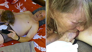 Granny Carmen's Candy Cane Sucking Christmas in July 12 9 2024 CAMS245M