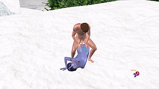 3D Animated Sex Videos: Man Fucking Elf Girl's Ass, Licking Her Pussy, and Eating Her Ass