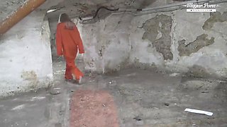 Blonde Prisoner Nesty Gets Her Pussy Satisfied