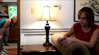 Abigail Strapped for a Dirty Kitchen