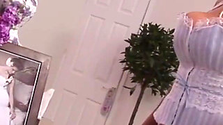 Blonde boobs enjoy seducing one cock