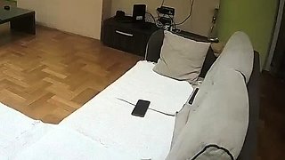 Sexy amateur blonde Russian web cam girl sucking on her toy